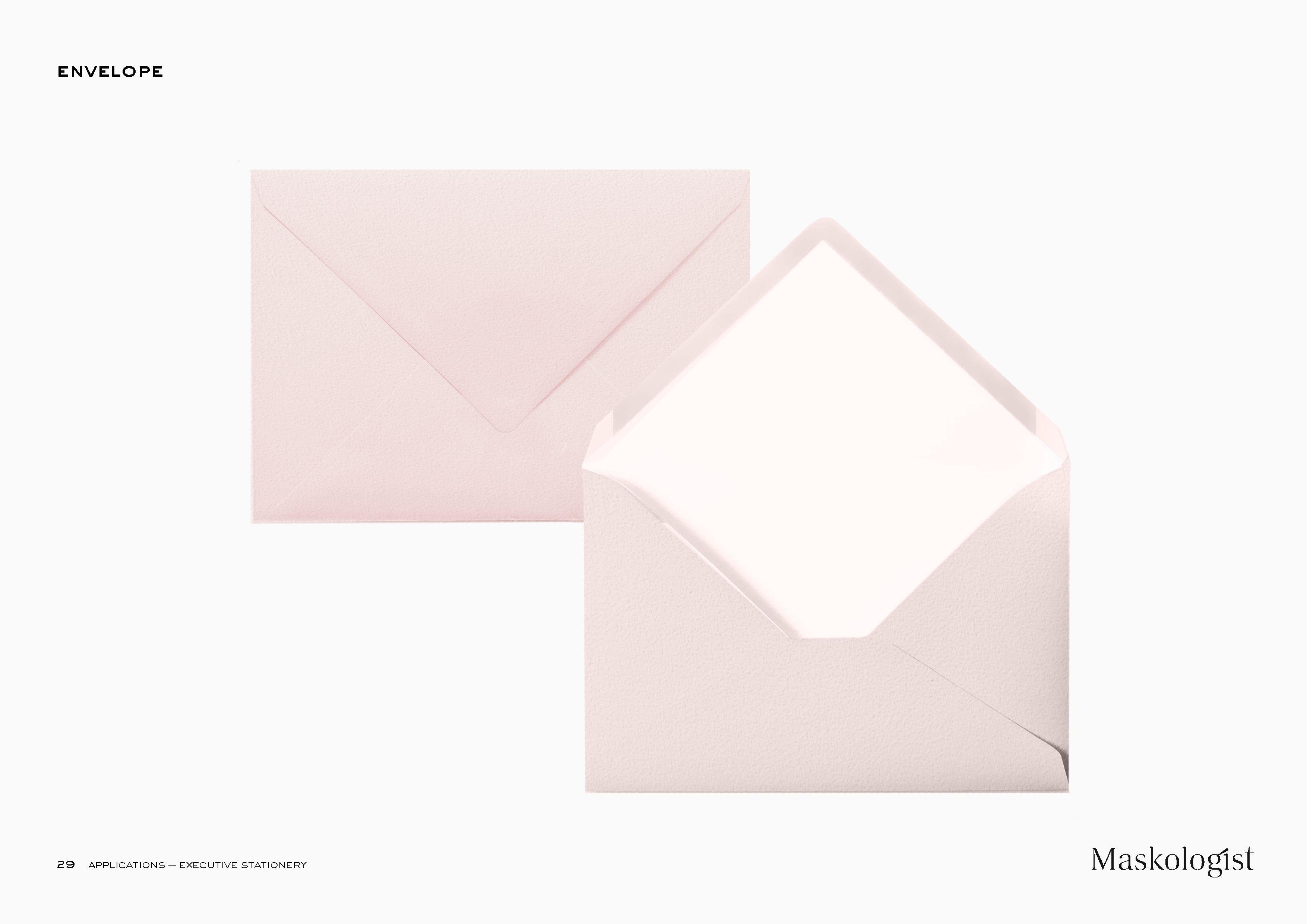 Maskologist pink envelopes