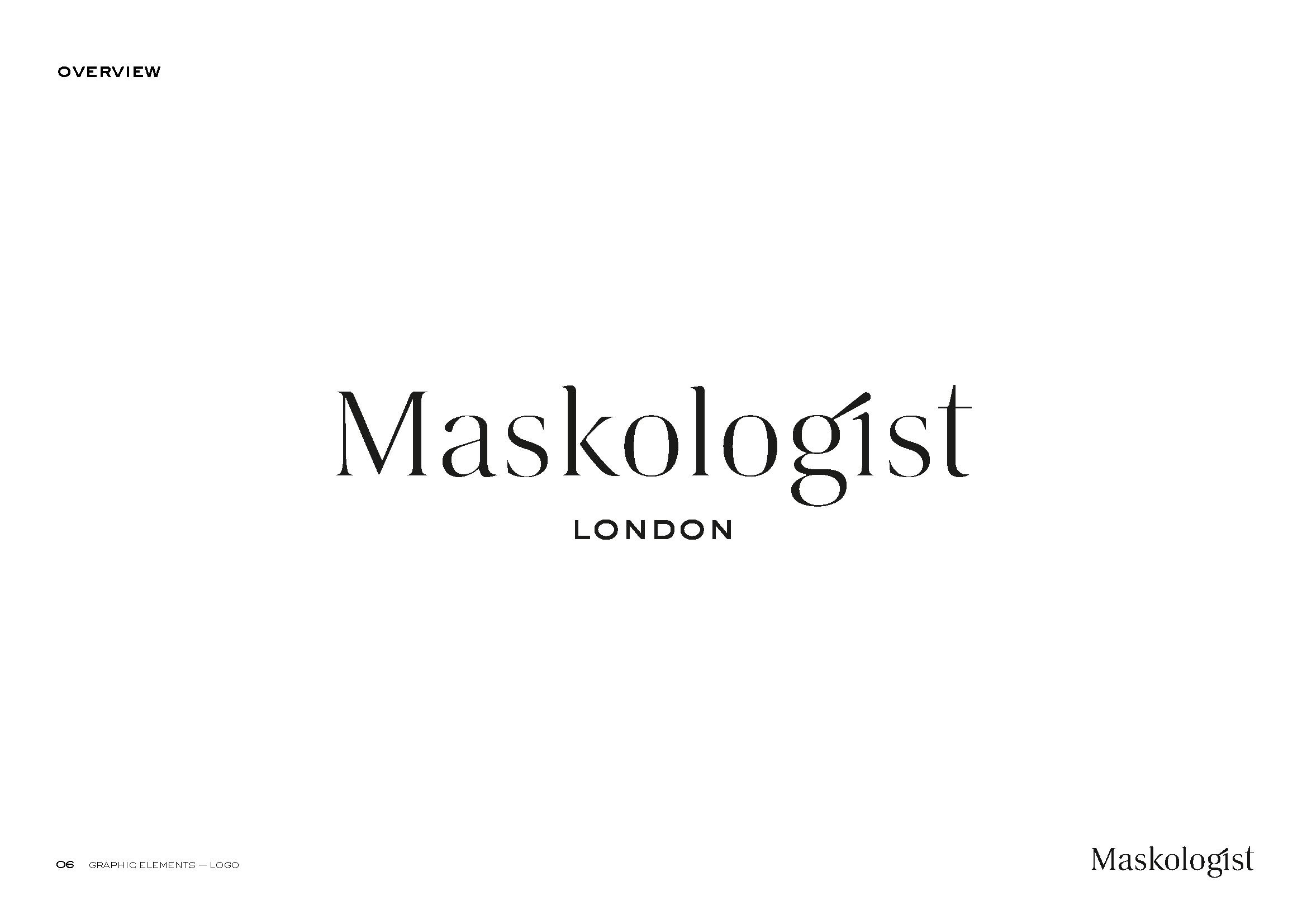 Maskologist London wordmark