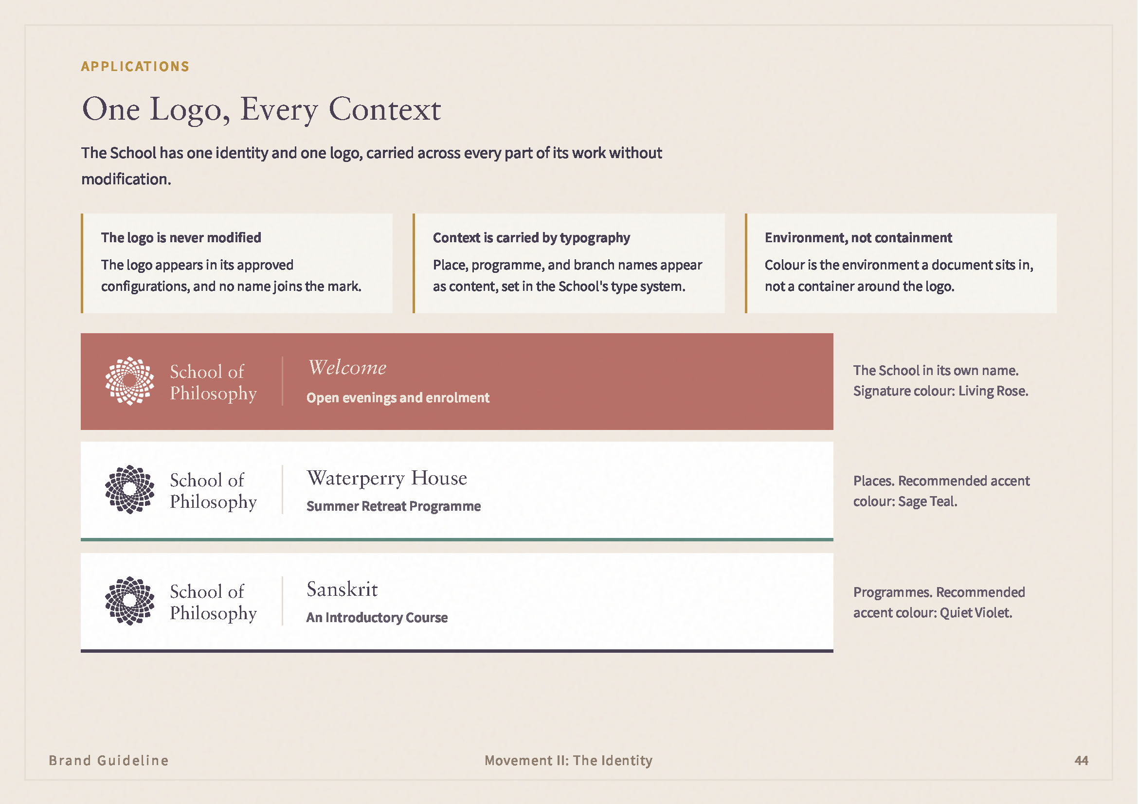 One logo, every context